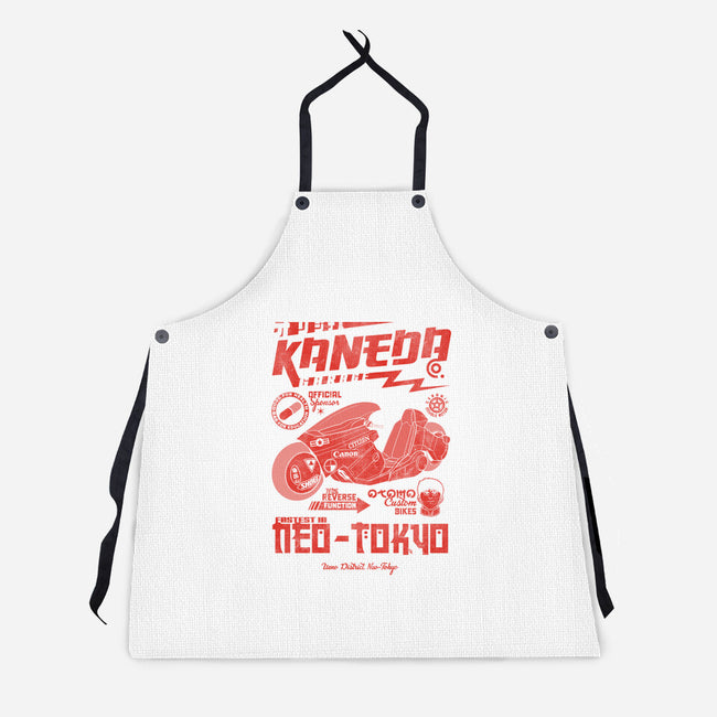 Kaneda Garage-Unisex-Kitchen-Apron-Arinesart