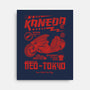 Kaneda Garage-None-Stretched-Canvas-Arinesart