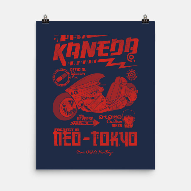 Kaneda Garage-None-Matte-Poster-Arinesart