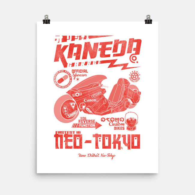Kaneda Garage-None-Matte-Poster-Arinesart
