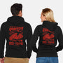 Kaneda Garage-Unisex-Zip-Up-Sweatshirt-Arinesart