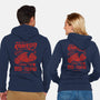Kaneda Garage-Unisex-Zip-Up-Sweatshirt-Arinesart
