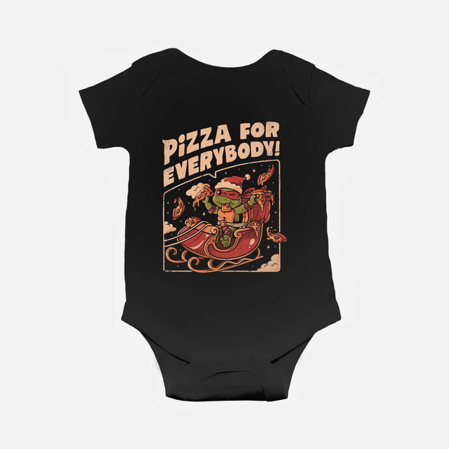 Pizza For Everybody-Baby-Basic-Onesie-eduely