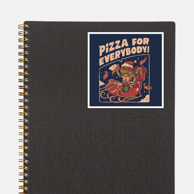 Pizza For Everybody-None-Glossy-Sticker-eduely