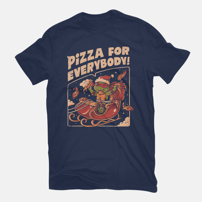 Pizza For Everybody-Womens-Fitted-Tee-eduely
