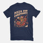 Pizza For Everybody-Womens-Basic-Tee-eduely