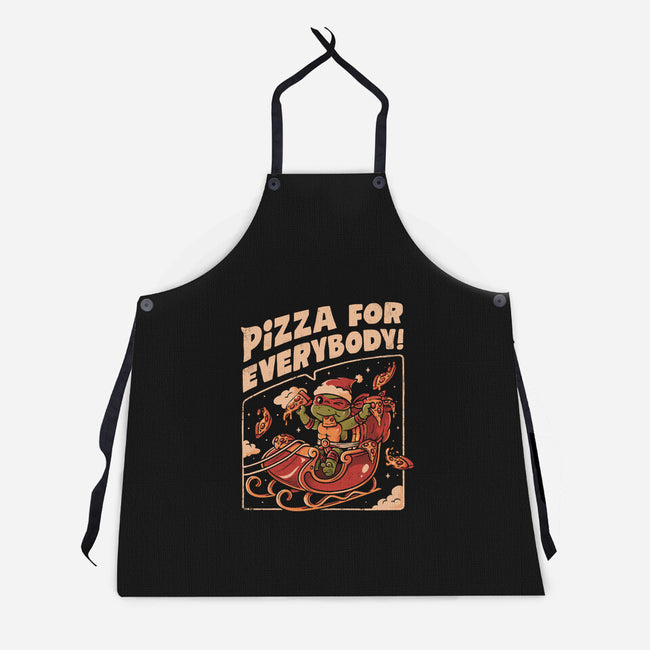 Pizza For Everybody-Unisex-Kitchen-Apron-eduely