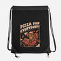 Pizza For Everybody-None-Drawstring-Bag-eduely