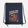 Pizza For Everybody-None-Drawstring-Bag-eduely
