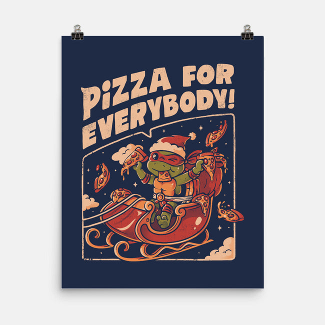 Pizza For Everybody-None-Matte-Poster-eduely