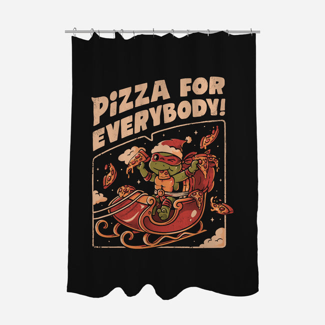 Pizza For Everybody-None-Polyester-Shower Curtain-eduely