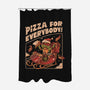 Pizza For Everybody-None-Polyester-Shower Curtain-eduely