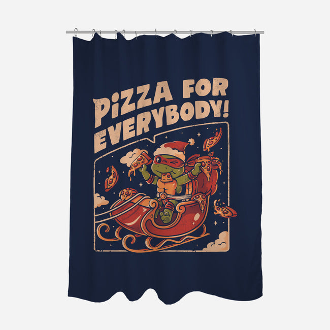 Pizza For Everybody-None-Polyester-Shower Curtain-eduely