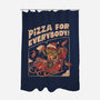 Pizza For Everybody-None-Polyester-Shower Curtain-eduely