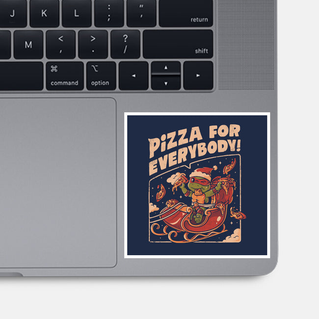 Pizza For Everybody-None-Glossy-Sticker-eduely