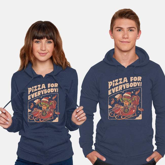 Pizza For Everybody-Unisex-Pullover-Sweatshirt-eduely