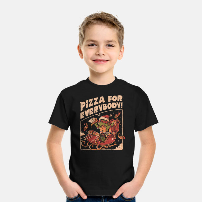 Pizza For Everybody-Youth-Basic-Tee-eduely