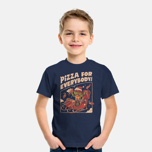 Pizza For Everybody-Youth-Basic-Tee-eduely