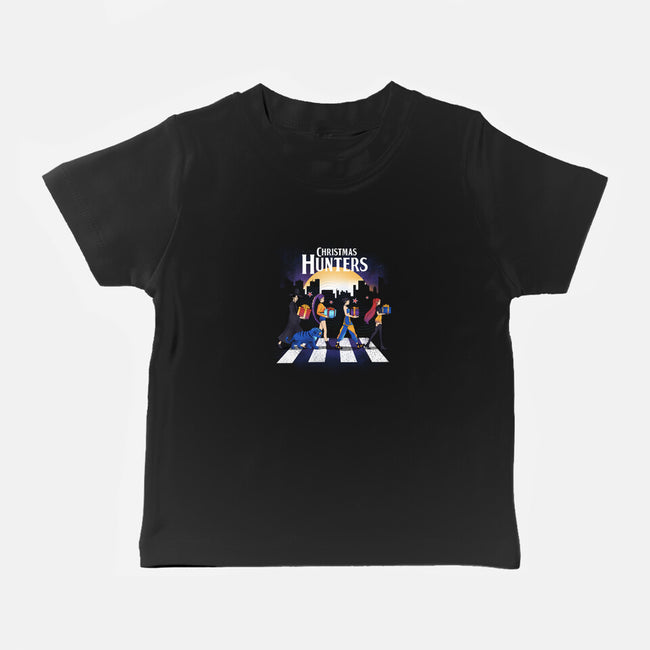 Christmas Hunters-Baby-Basic-Tee-dandingeroz