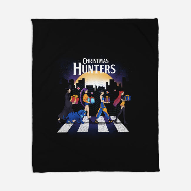 Christmas Hunters-None-Fleece-Blanket-dandingeroz