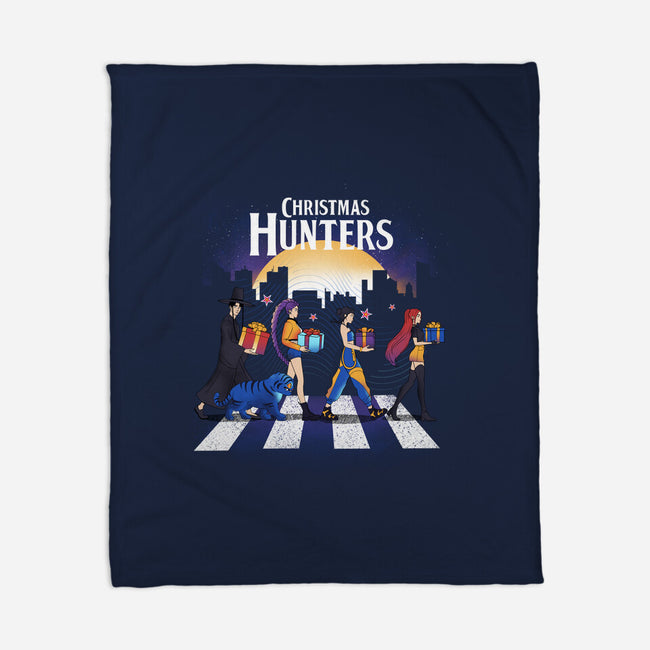 Christmas Hunters-None-Fleece-Blanket-dandingeroz