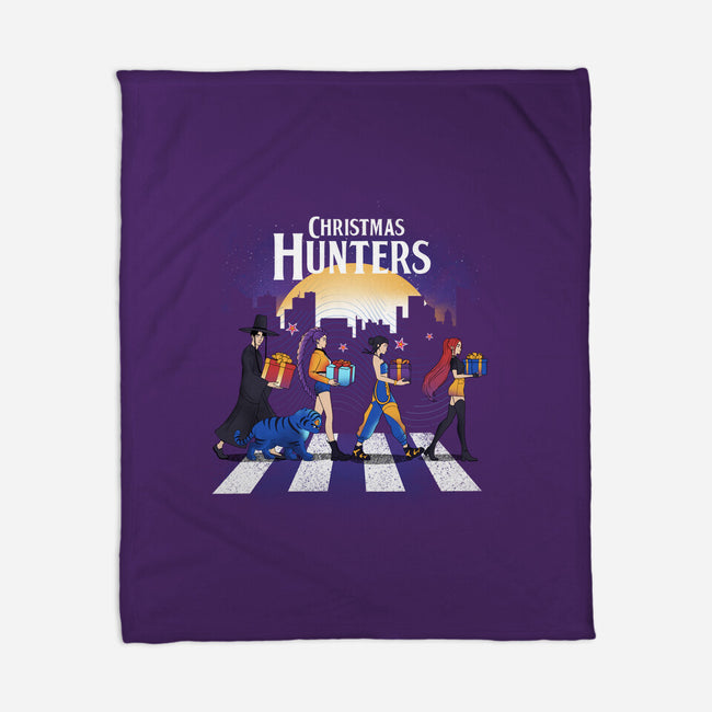 Christmas Hunters-None-Fleece-Blanket-dandingeroz
