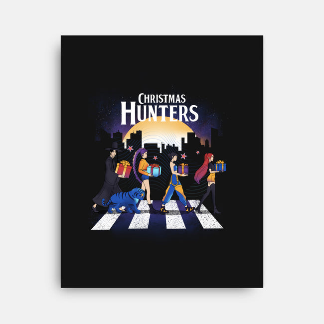 Christmas Hunters-None-Stretched-Canvas-dandingeroz