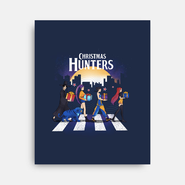 Christmas Hunters-None-Stretched-Canvas-dandingeroz