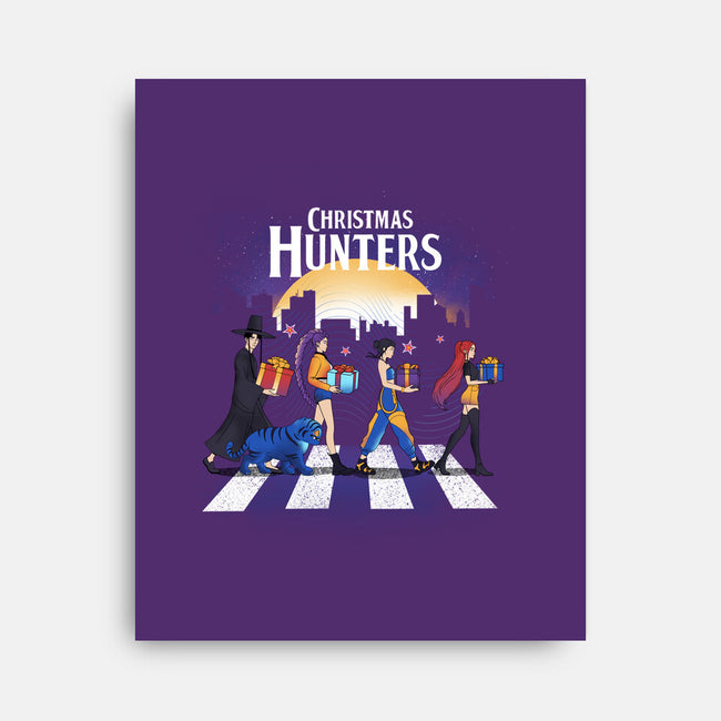 Christmas Hunters-None-Stretched-Canvas-dandingeroz