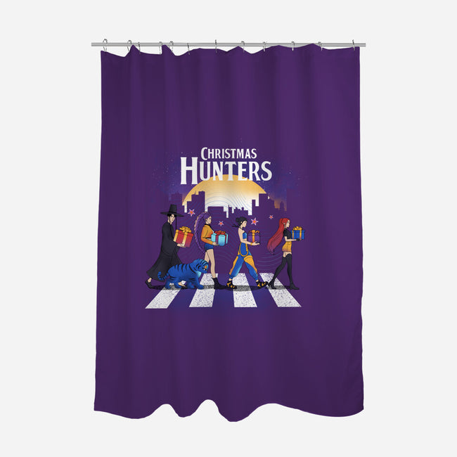 Christmas Hunters-None-Polyester-Shower Curtain-dandingeroz