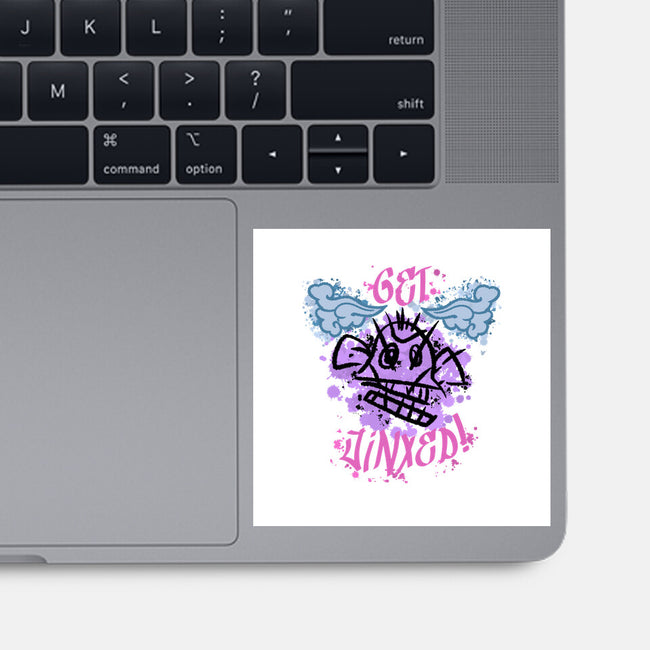 Get Jinxed-None-Glossy-Sticker-nickzzarto