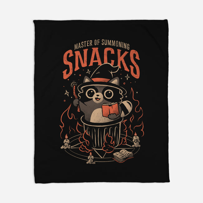 Master Of Summoning Snacks-None-Fleece-Blanket-eduely