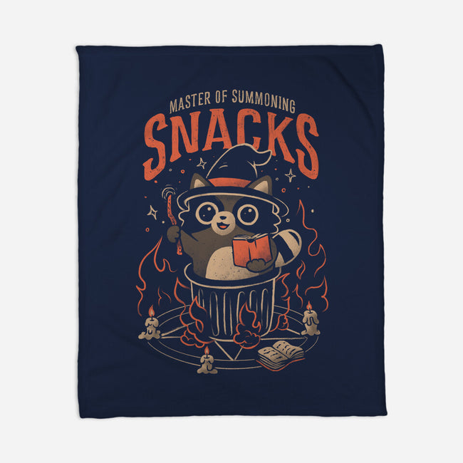 Master Of Summoning Snacks-None-Fleece-Blanket-eduely