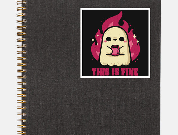 This Is Fine Ghost Coffee