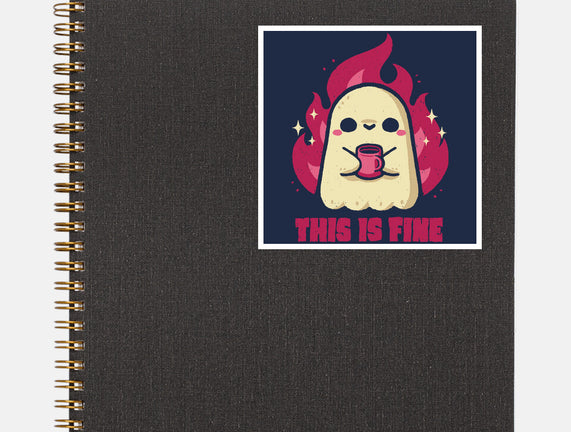 This Is Fine Ghost Coffee