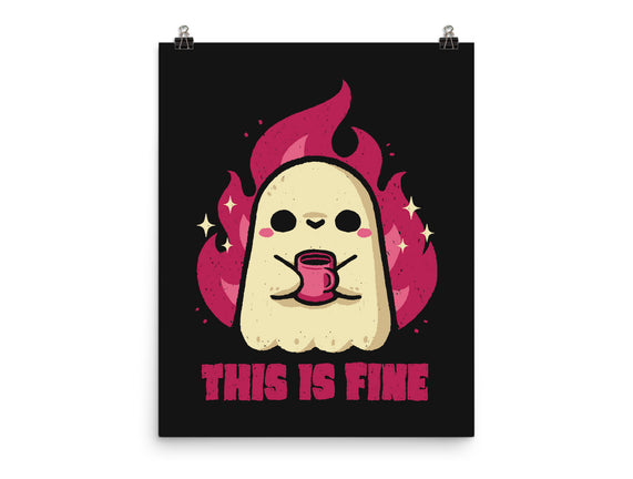 This Is Fine Ghost Coffee