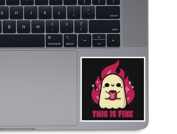 This Is Fine Ghost Coffee