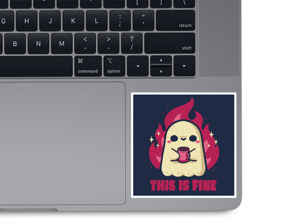 This Is Fine Ghost Coffee