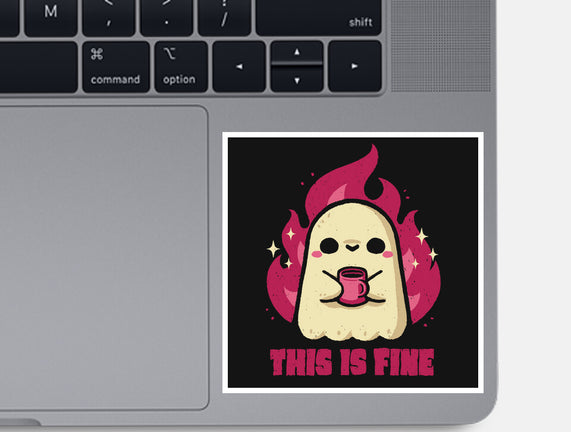 This Is Fine Ghost Coffee