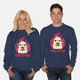 This Is Fine Ghost Coffee-Unisex-Crew Neck-Sweatshirt-xMorfina