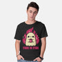 This Is Fine Ghost Coffee-Mens-Basic-Tee-xMorfina