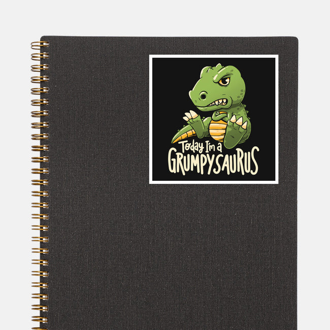 Grumpysaurus-None-Glossy-Sticker-koalastudio