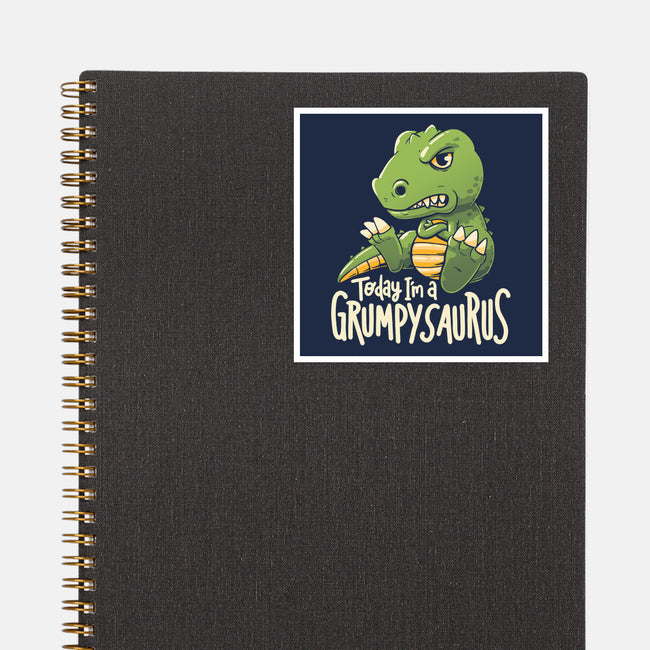 Grumpysaurus-None-Glossy-Sticker-koalastudio