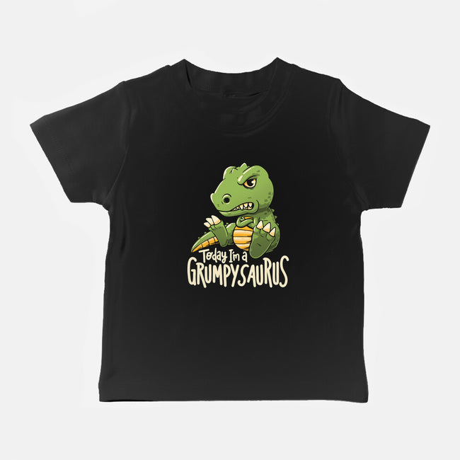 Grumpysaurus-Baby-Basic-Tee-koalastudio