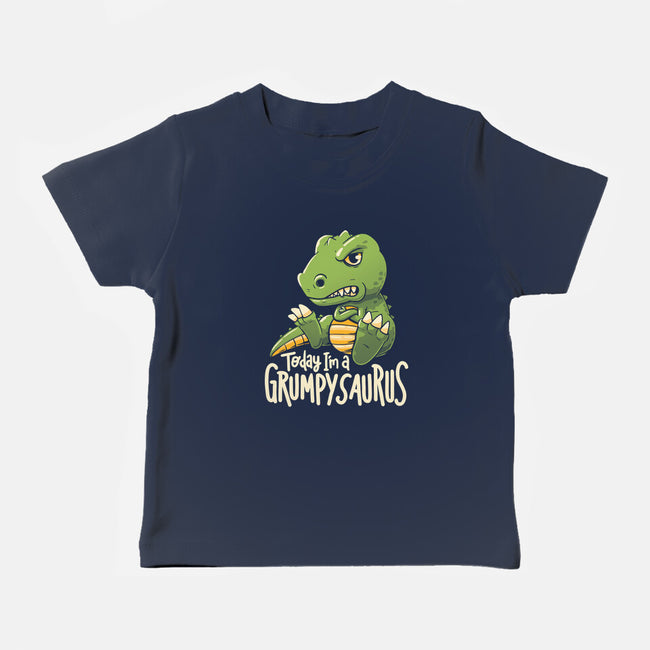 Grumpysaurus-Baby-Basic-Tee-koalastudio