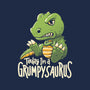 Grumpysaurus-None-Drawstring-Bag-koalastudio