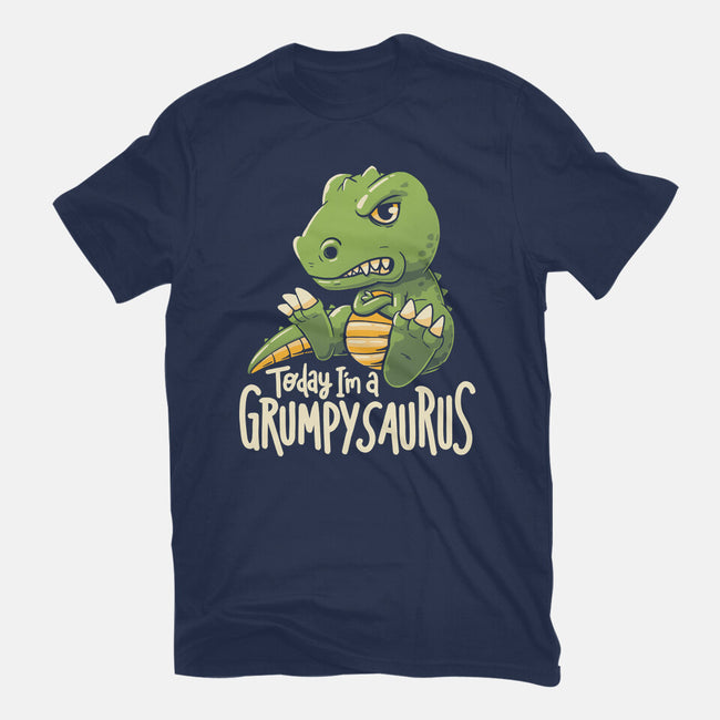 Grumpysaurus-Womens-Fitted-Tee-koalastudio