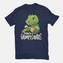 Grumpysaurus-Womens-Fitted-Tee-koalastudio