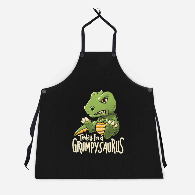 Grumpysaurus-Unisex-Kitchen-Apron-koalastudio