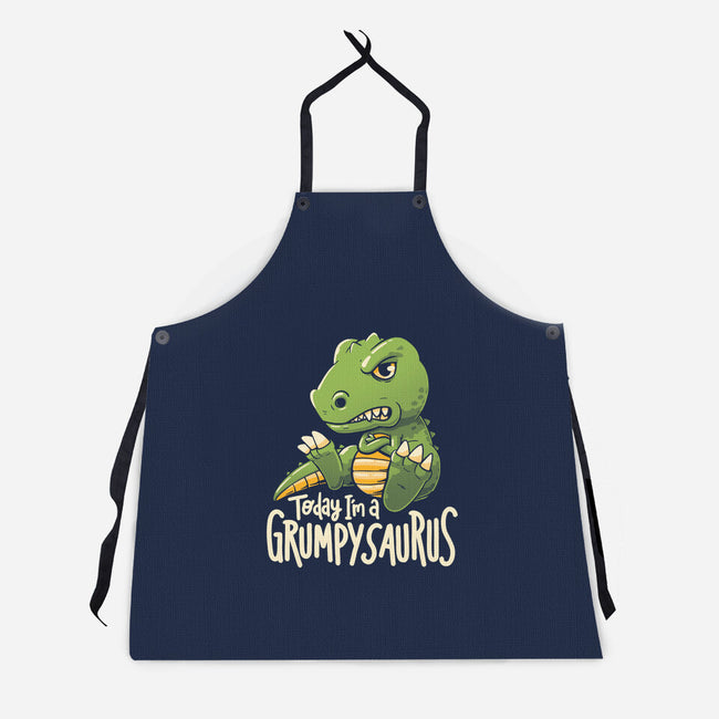 Grumpysaurus-Unisex-Kitchen-Apron-koalastudio